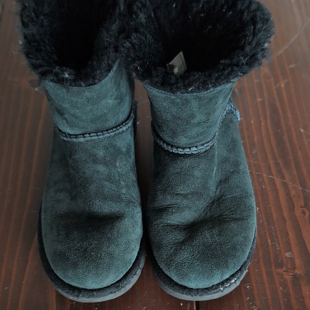 UGG Kids Dark Suede Boots